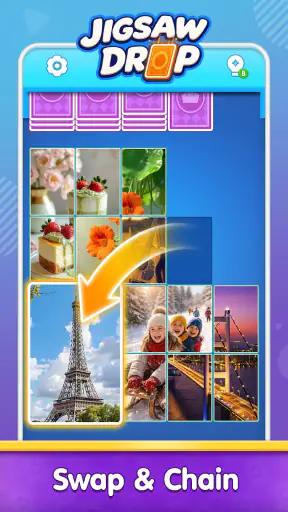 Jigsaw Drop: Solitaire Rätsel screenshot