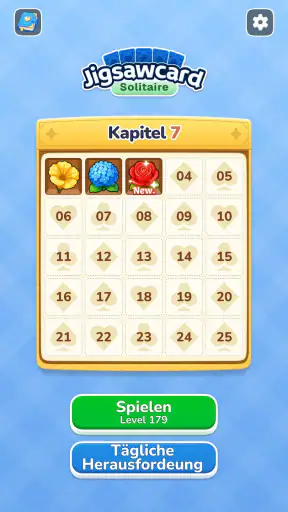 Jigsawcard Solitaire Puzzle screenshot