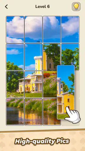 Jigsolitaire Meister-Puzzle screenshot