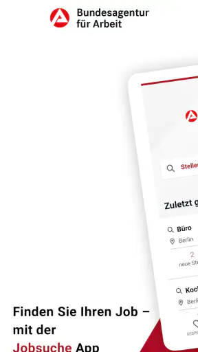 Jobsuche – die Jobbörse der BA screenshot