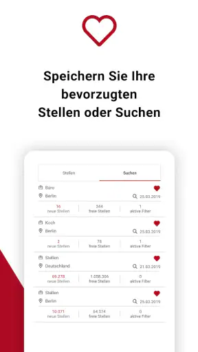 Jobsuche – die Jobbörse der BA screenshot