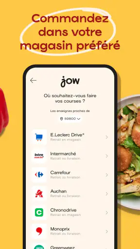 Jow - Recettes et courses screenshot