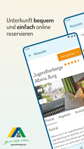 Jugendherberge.de - DJH App screenshot