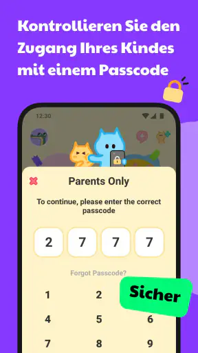 JusTalk Kids Messenger screenshot