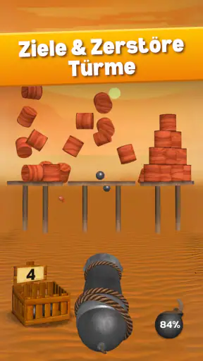 Kanonen Schießen & Ballern 3D screenshot