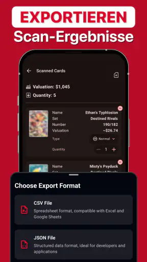 Karten Scanner - MonPrice TCG screenshot