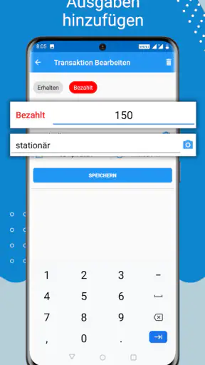 Kassenbuch - tägliche ausgaben screenshot