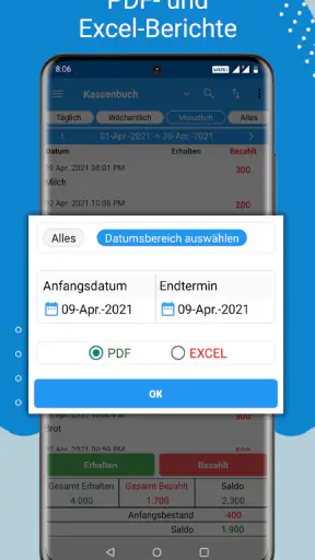 Kassenbuch - tägliche ausgaben screenshot