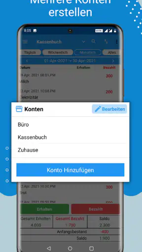 Kassenbuch - tägliche ausgaben screenshot