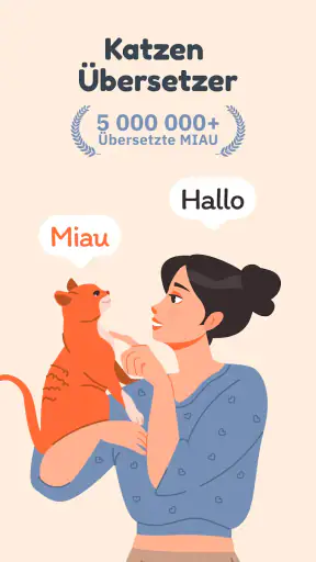 Katzen Übersetzer Miau Sprache screenshot