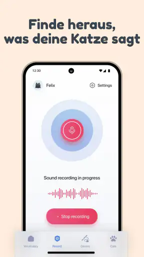 Katzen Übersetzer Miau Sprache screenshot