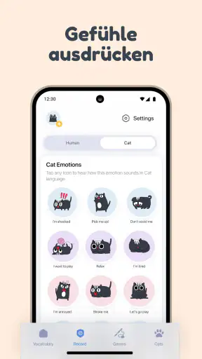 Katzen Übersetzer Miau Sprache screenshot