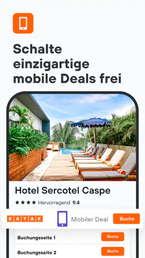 KAYAK: Flüge, Hotels & Autos screenshot