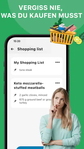 Keto Diät - Low Carb Rezepte screenshot