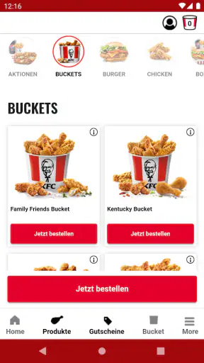 KFC screenshot