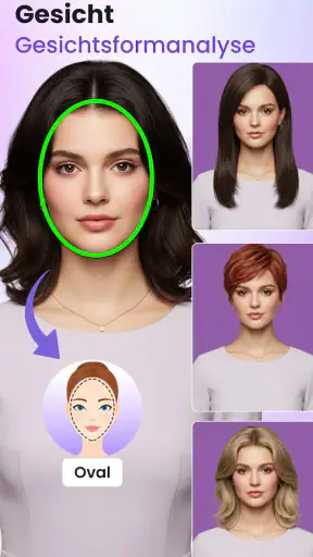 Frisuren testen mit KI & Bart screenshot