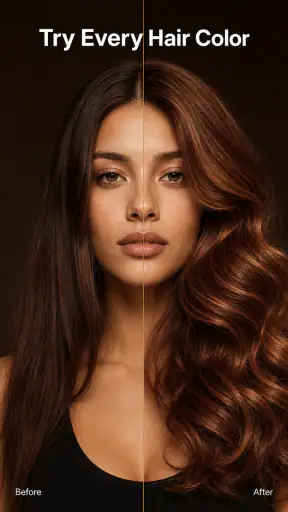 KI Haarfarbe & Frisuren testen screenshot