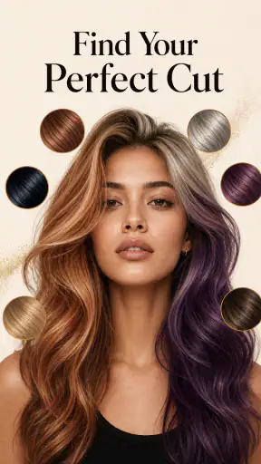 KI Haarfarbe & Frisuren testen screenshot