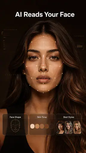 KI Haarfarbe & Frisuren testen screenshot