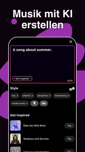 KI-Musikgenerator – Waazy screenshot