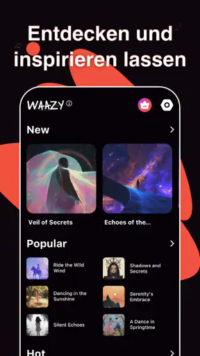 KI-Musikgenerator – Waazy screenshot