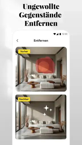 KI - Wohnungsdesign, DecAI screenshot