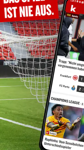 kicker Fußball News screenshot