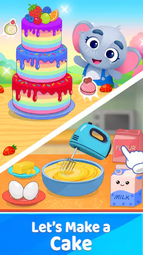 Kinder Kochfabrik Spiel screenshot