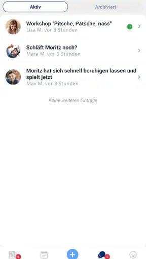 Kita Eltern-App screenshot