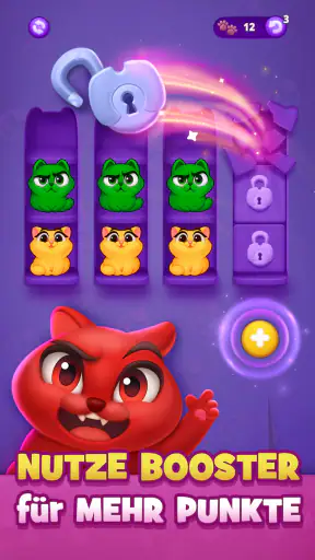 Kitty Sort: Twisted Tails screenshot