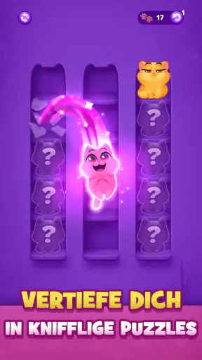 Kitty Sort: Twisted Tails screenshot