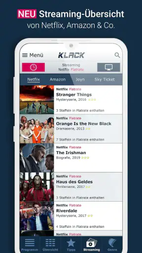 KLACK Fernseh- & TV-Programm screenshot