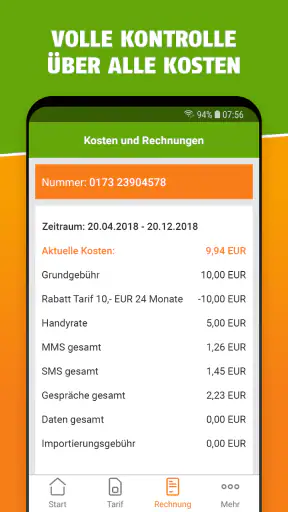 klarmobil.de - Die Service App screenshot