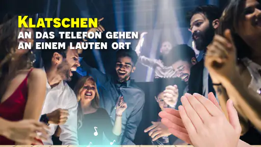 Klatschen zu finden telefon screenshot