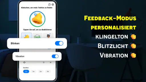 Klatschen zu finden telefon screenshot