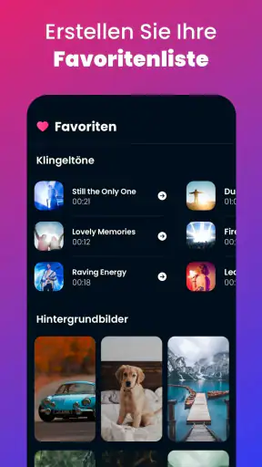Klingelton Lieder für Android screenshot