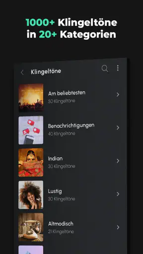 Klingeltöne für Android™ screenshot