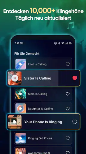 Klingeltöne Lieder für Android screenshot