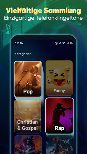 Klingeltöne Lieder für Android screenshot