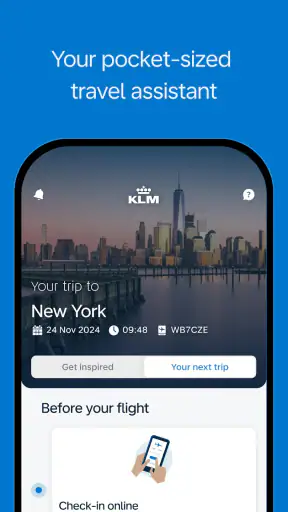 KLM - Flug buchen screenshot