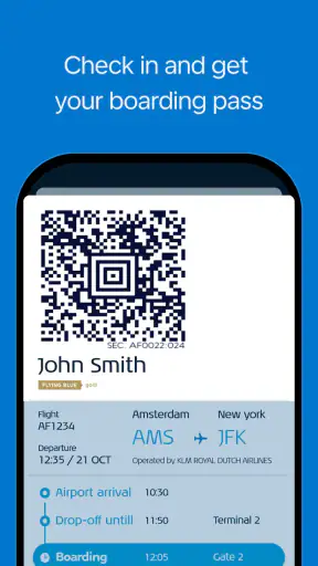 KLM - Flug buchen screenshot
