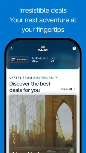 KLM - Flug buchen screenshot