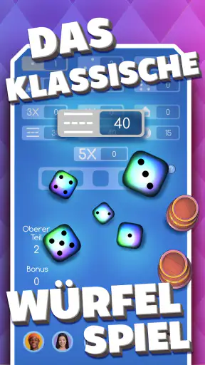 Kniffel Dice Clubs® Würfel App screenshot