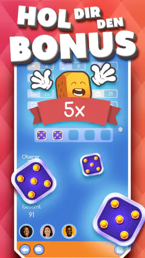 Kniffel Dice Clubs® Würfel App screenshot