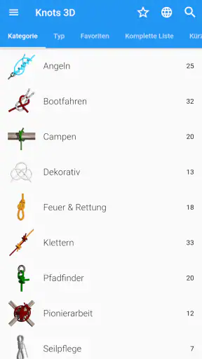 Knoten 3D  ( Knots 3D ) screenshot