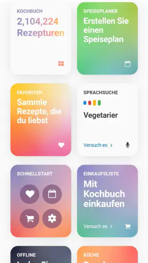 Kochbuch Rezepte screenshot
