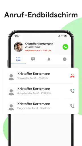 Kontakte & Telefonanruf screenshot