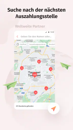 Korona Online-Geldtransfer screenshot