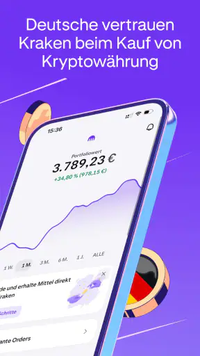 Kraken: Krypto & BTC Kaufen screenshot