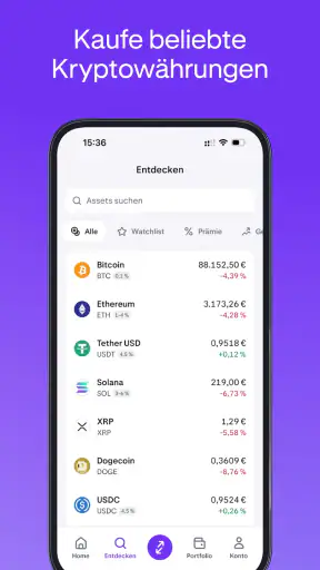 Kraken: Krypto & BTC Kaufen screenshot
